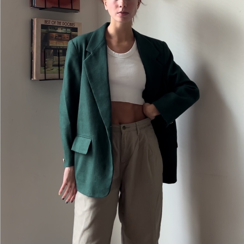 Wool Blend Blazer